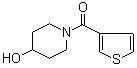 structure of CAS# 916791-28-1, (4-Hydroxy-1-piperidinyl)-3-thienylmethanone