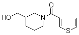 [3-(Hydroxymethyl)-1-piperidinyl]-3-thienylmethanone molecular structure (CAS 916791-30-5)
