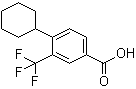 结构式 CAS# 916806-97-8, 4-环己基-3-三氟甲基苯甲酸