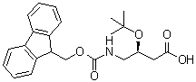(3S)-3-(1,1-Dimethylethoxy)-4-[[(9H-fluoren-9-ylmethoxy)carbonyl]amino]butanoic acid molecular structure (CAS 916892-17-6)