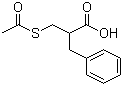 2-[(Acetylthio)methyl]-phenylpropionic acid molecular structure (CAS 91702-98-6)