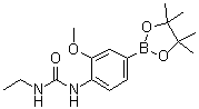 N-Ethyl-N'-[2-methoxy-4-(4,4,5,5-tetramethyl-1,3,2-dioxaborolan-2-yl)phenyl]urea molecular structure (CAS 917111-46-7)