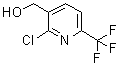 structure of CAS# 917396-39-5, 2-Chloro-6-(trifluoromethyl)-3-pyridinemethanol;[2-Chloro-6-(trifluoromethyl)pyridin-3-yl]methanol