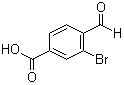 3-Bromo-4-formylbenzoic acid molecular structure (CAS 91760-66-6)