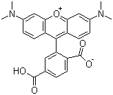 6-Carboxytetramethylrhodamine molecular structure (CAS 91809-67-5)