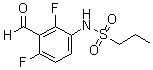 N-(2,4-Difluoro-3-formylphenyl)-1-propanesulfonamide molecular structure (CAS 918523-58-7)