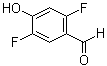 2,5-Difluoro-4-hydroxybenzaldehyde molecular structure (CAS 918523-99-6)