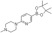 2-(4-Methylpiperazino)pyridine-5-boronic acid pinacol ester molecular structure (CAS 918524-63-7)