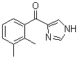 structure of CAS# 91874-85-0, (2,3-Dimethylphenyl)-1H-imidazol-4-ylmethanone
