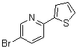 5-Bromo-2-(thien-2-yl)pyridine molecular structure (CAS 91891-74-6)