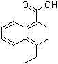 4-乙基-1-萘甲酸分子结构 (CAS 91902-58-8)