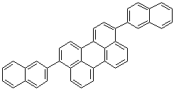 3,10-Bis(2-naphthyl)perylene molecular structure (CAS 919089-75-1)