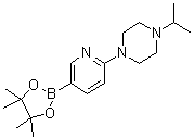 1-(1-Methylethyl)-4-[5-(4,4,5,5-tetramethyl-1,3,2-dioxaborolan-2-yl)-2-pyridinyl]piperazine molecular structure (CAS 919496-58-5)