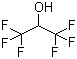 structure of CAS# 920-66-1, 1,1,1,3,3,3-Hexafluoro-2-propanol;1,1,1,3,3,3-Hexafluoroisopropanol; HFIP; 1,1,1,3,3,3-Hexafluoro propan-2-ol