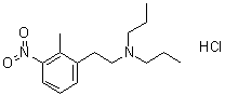 2-Methyl-3-nitro-N,N-dipropylbenzeneethanamine hydrochloride molecular structure (CAS 920986-68-1)