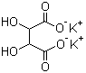结构式 CAS# 921-53-9, 酒石酸钾