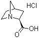 (1R,2S,4R)-rel-1-Azabicyclo[2.2.1]heptane-2-carboxylic acid hydrochloride molecular structure (CAS 921755-45-5)