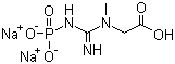 磷酸肌酸二钠盐分子结构 (CAS 922-32-7)