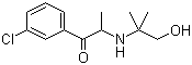 Hydroxybupropione molecular structure (CAS 92264-81-8)