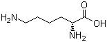 D-赖氨酸分子结构 (CAS 923-27-3)