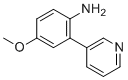 4-Methoxy-2-(pyridin-3-yl)aniline molecular structure (CAS 923293-14-5)