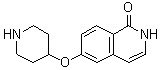 6-(4-Piperidinyloxy)-1(2H)-isoquinolinone molecular structure (CAS 923359-38-0)