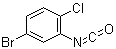 结构式 CAS# 923693-67-8, 5-溴-2-氯苯基异氰酸酯