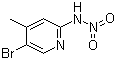 5-Bromo-4-methyl-N-nitropyridine-2-amine molecular structure (CAS 923929-10-6)
