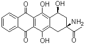 (7S,9S)-9-Acetyl-9-amino-7,8,9,10-tetrahydro-6,7,11-trihydroxy-5,12-naphthacenedione molecular structure (CAS 92395-41-0)