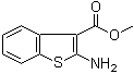 Methyl 2-aminobenzothiophene-3-carboxylate molecular structure (CAS 92539-88-3)