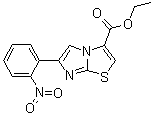 结构式 CAS# 925437-84-9, 6-(2-硝基苯基)咪唑并[2,1-b]噻唑-3-羧酸乙酯