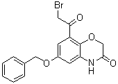 8-(Bromoacetyl)-6-(phenylmethoxy)-2H-1,4-benzoxazin-3(4H)-one molecular structure (CAS 926319-53-1)