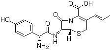 Cefprozil molecular structure (CAS 92665-29-7)