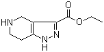 结构式 CAS# 926926-62-7, 4,5,6,7-四氢-1H-吡唑并[4,3-c]吡啶-3-甲酸乙酯