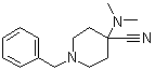 structure of CAS# 92703-36-1, 4-(Dimethylamino)-1-(phenylmethyl)-4-piperidinecarbonitrile