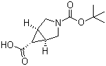 (1alpha,5alpha,6alpha)-3-Azabicyclo[3.1.0]hexane-3,6-dicarboxylic acid 3-(tert-butyl) ester molecular structure (CAS 927679-54-7)