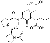 1-Acetyl-L-prolyl-L-prolyl-L-tyrosyl-L-leucine molecular structure (CAS 928006-88-6)