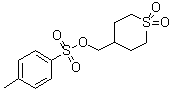 (1,1-Dioxidotetrahydro-2H-thiopyran-4-yl)methyl 4-methylbenzenesulfonate molecular structure (CAS 928149-12-6)