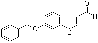 6-Benzyloxyindole-3-carboxaldehyde molecular structure (CAS 92855-64-6)
