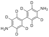 Benzidine-d8 molecular structure (CAS 92890-63-6)