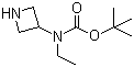tert-Butyl N-(azetidin-3-yl)-N-(ethyl)carbamate molecular structure (CAS 929716-69-8)