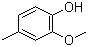 2-甲氧基-4-甲基苯酚分子结构 (CAS 93-51-6)