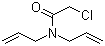 structure of CAS# 93-71-0, Alidochlor;Randox; alpha-Chloro-N,N-diallylacetamide; 2-Chloro-N,N-diallylacetamide; N,N-Diallylchloroacetamide; Alidochlore; Allidochlor; CDAA