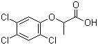 2-(2,4,5-Trichlorophenoxy)propionic acid molecular structure (CAS 93-72-1)