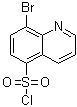结构式 CAS# 930396-14-8, 8-溴-5-喹啉磺酰氯