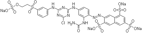 活性黄 145分子结构 (CAS 93050-80-7)