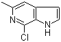 7-Chloro-5-methyl-1H-pyrrolo[2,3-c]pyridine molecular structure (CAS 930790-43-5)
