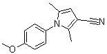 1-(4-Methoxyphenyl)-2,5-dimethyl-1H-pyrrole-3-carbonitrile molecular structure (CAS 931734-08-6)