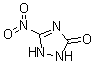 1,2-Dihydro-5-nitro-3H-1,2,4-triazol-3-one molecular structure (CAS 932-64-9)