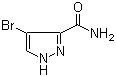 结构式 CAS# 932-65-0, 4-溴-1H-吡唑-3-甲酰胺